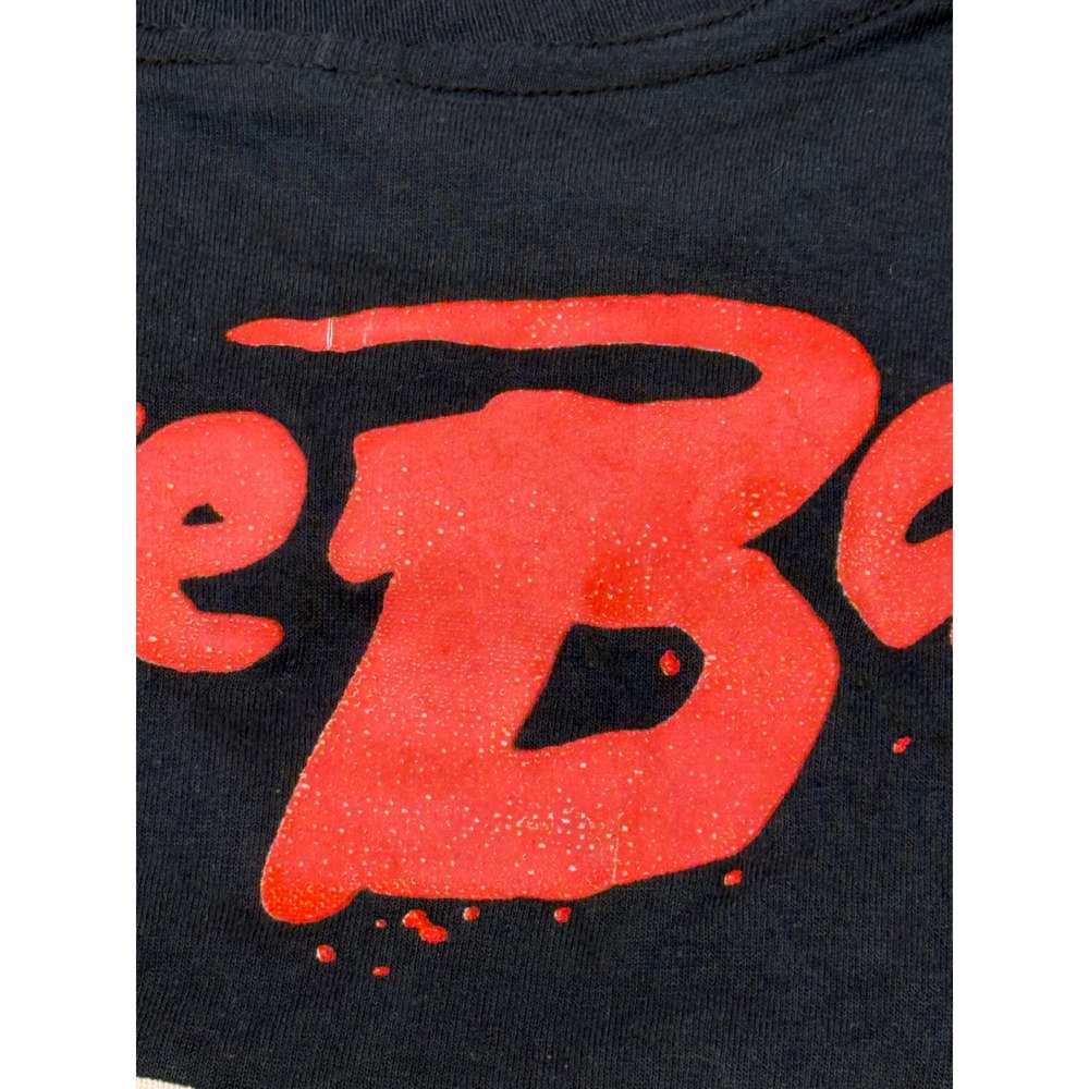 Vintage‎ 1989 Bon Jovi Tour Shirt Screen Stars XL Black Skull Graphic Rock Tee - Picture 11 of 13